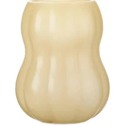 IB Laursen Vase mit Rillen Veneto durchgefärbtes Glas