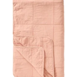 IB Laursen Vintage Quilt unifarben Baumwolldecke