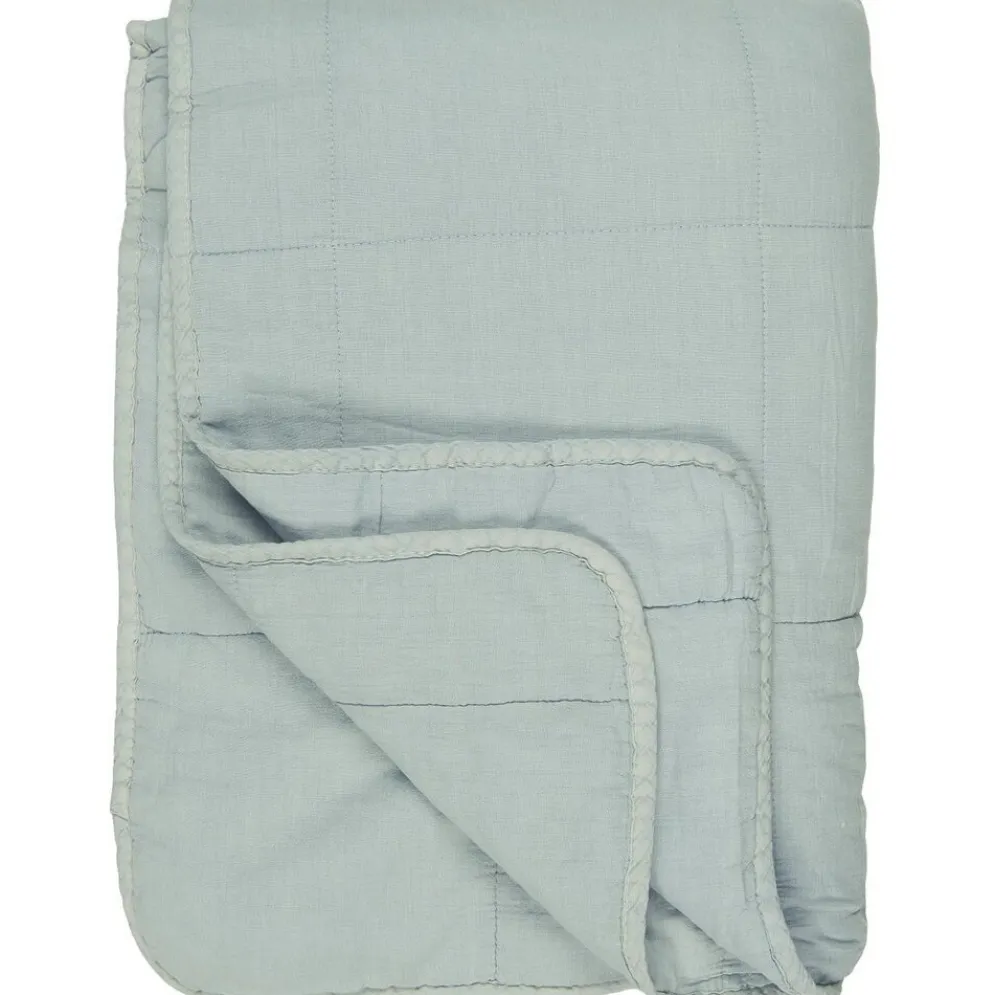 IB Laursen Vintage Quilt unifarben Baumwolldecke