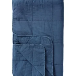 IB Laursen Vintage Quilt unifarben Baumwolldecke