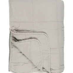 IB Laursen Vintage Quilt unifarben Baumwolldecke