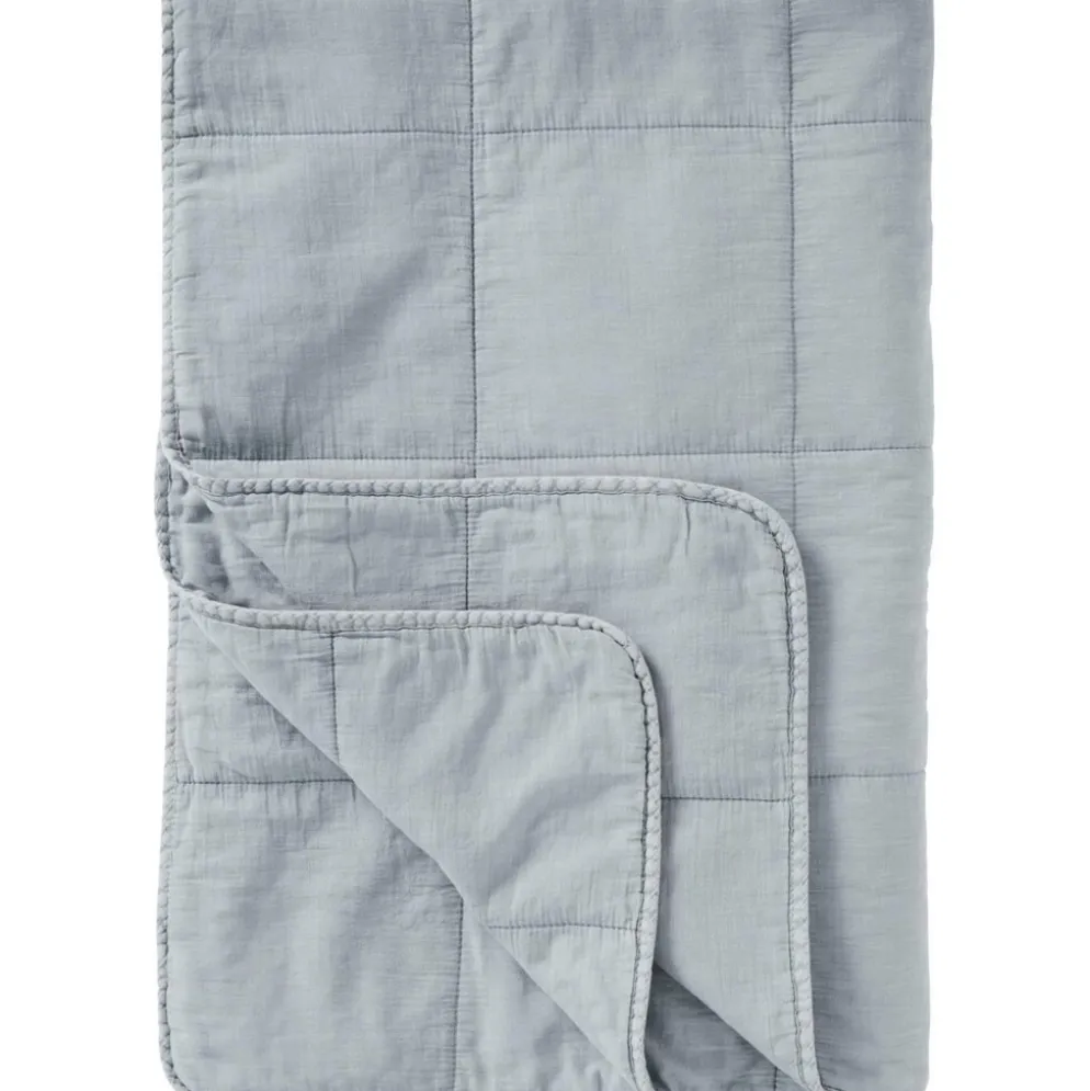 IB Laursen Vintage Quilt unifarben Baumwolldecke
