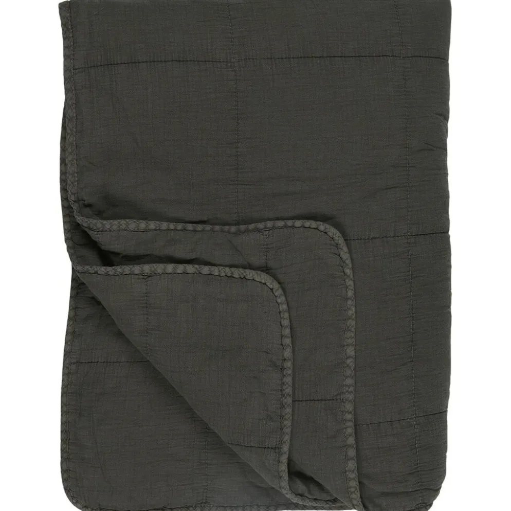 IB Laursen Vintage Quilt unifarben Baumwolldecke