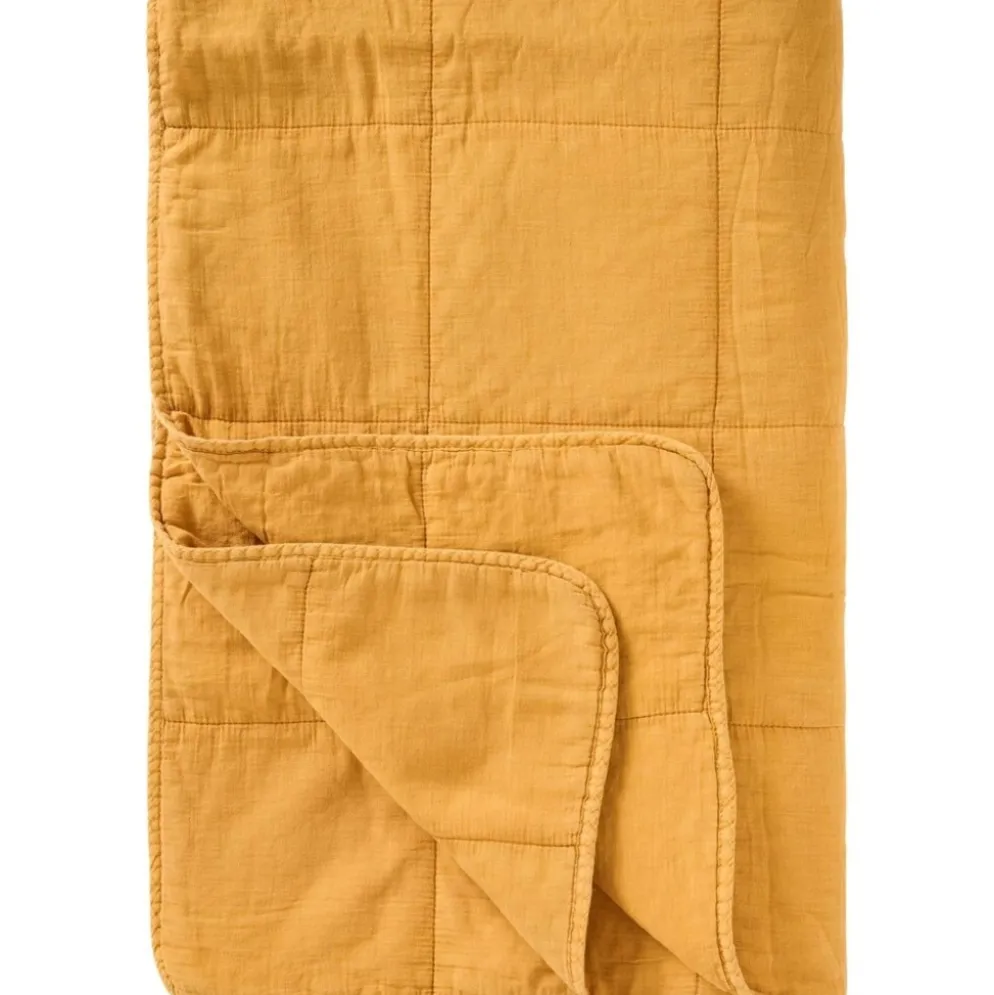 IB Laursen Vintage Quilt unifarben Baumwolldecke