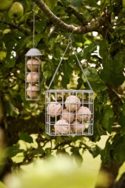 IB Laursen Vogelfutterhänger Länglich aus Metall für Meisenknödel