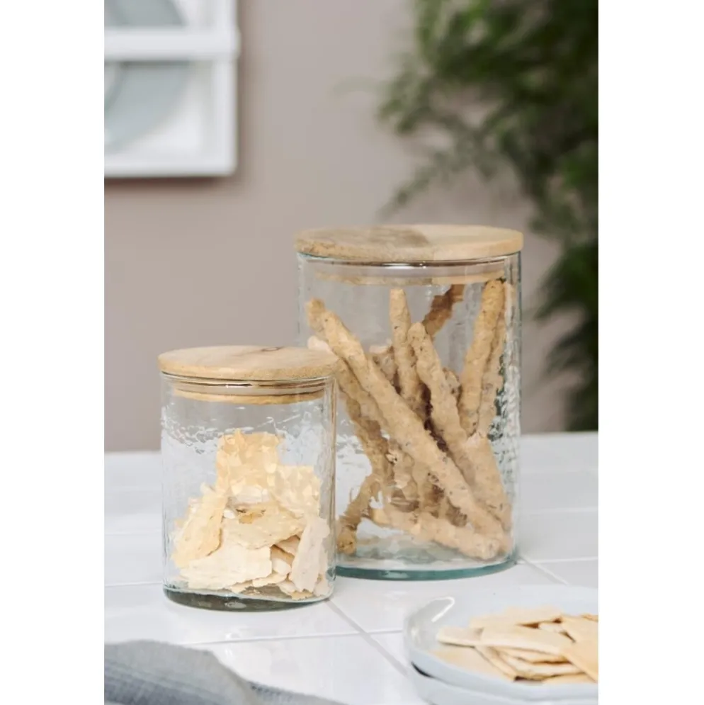 IB Laursen Vorratsglas mit Mango-Holzdeckel