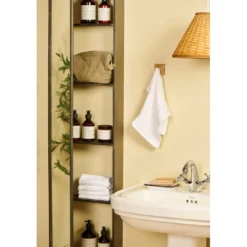 IB Laursen Wandschrank Brooklyn mit Spiegelfront & 4 Ablagen