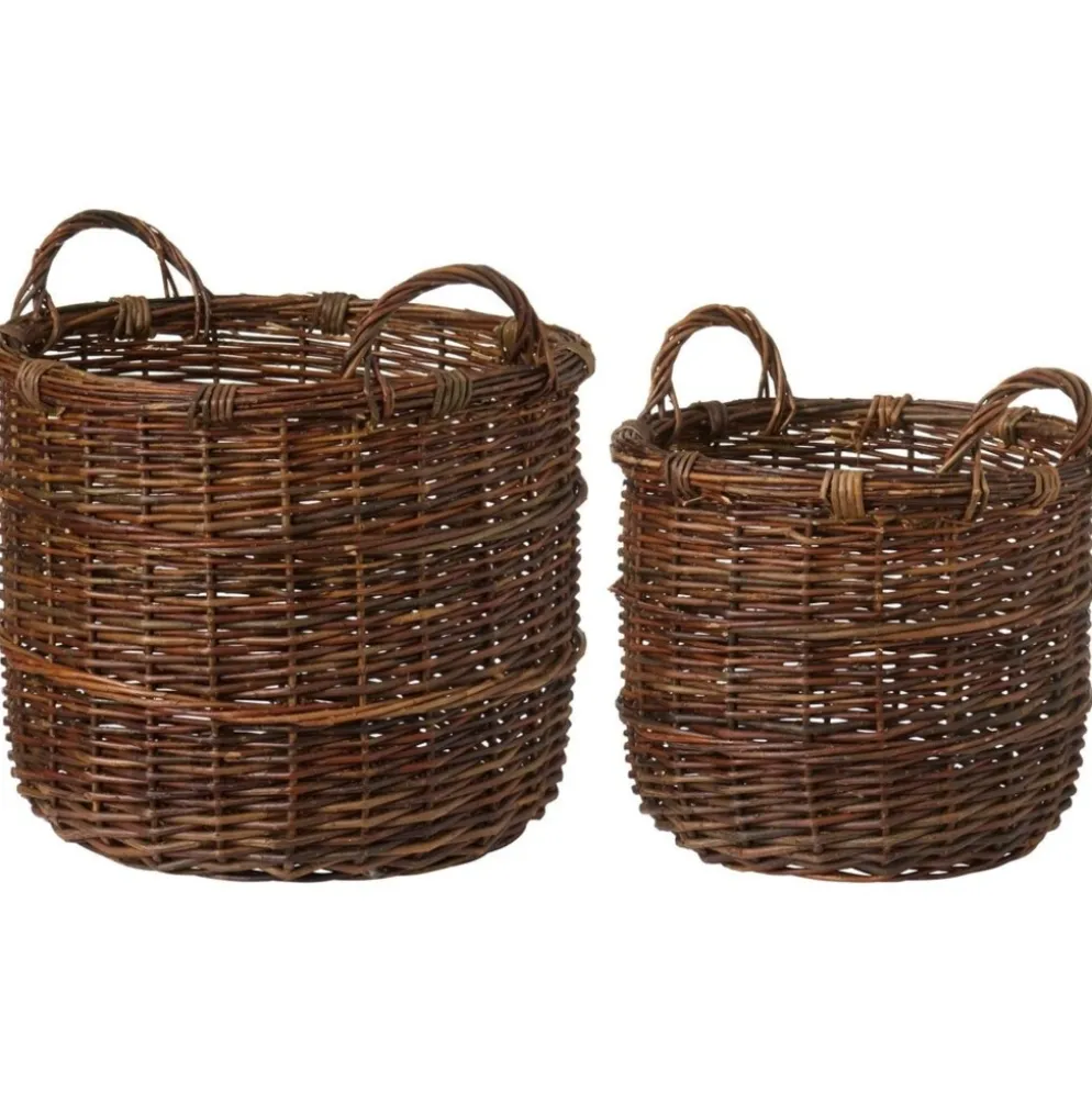 IB Laursen Weidenkorb-Set mit Henkeln, 2-teilig