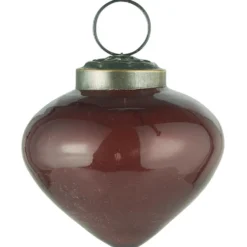 Ib Laursen Weihnachtskugel bubbled Glas zwiebelförmig