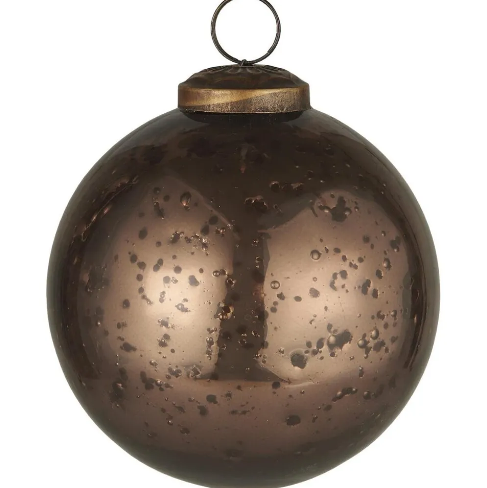 IB Laursen Weihnachtskugel Glas pebbled