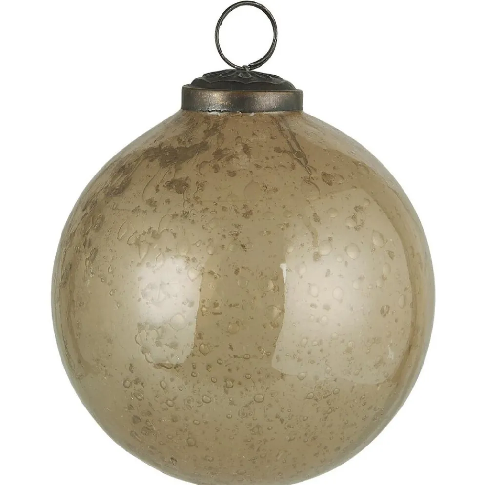 IB Laursen Weihnachtskugel Glas pebbled
