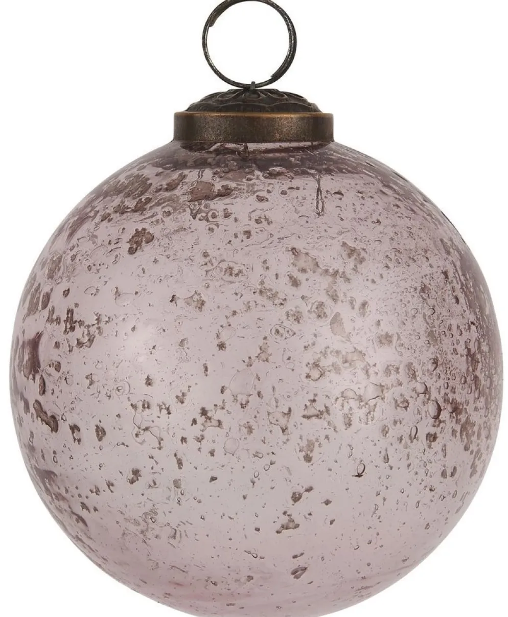 IB Laursen Weihnachtskugel Glas pebbled