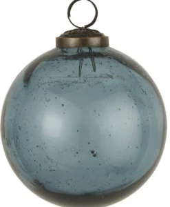 IB Laursen Weihnachtskugel Glas pebbled