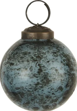 IB Laursen Weihnachtskugel Glas pebbled