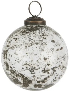 IB Laursen Weihnachtskugel Glas pebbled