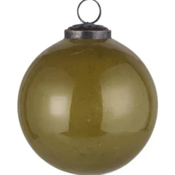 IB Laursen Weihnachtskugel Glas pebbled