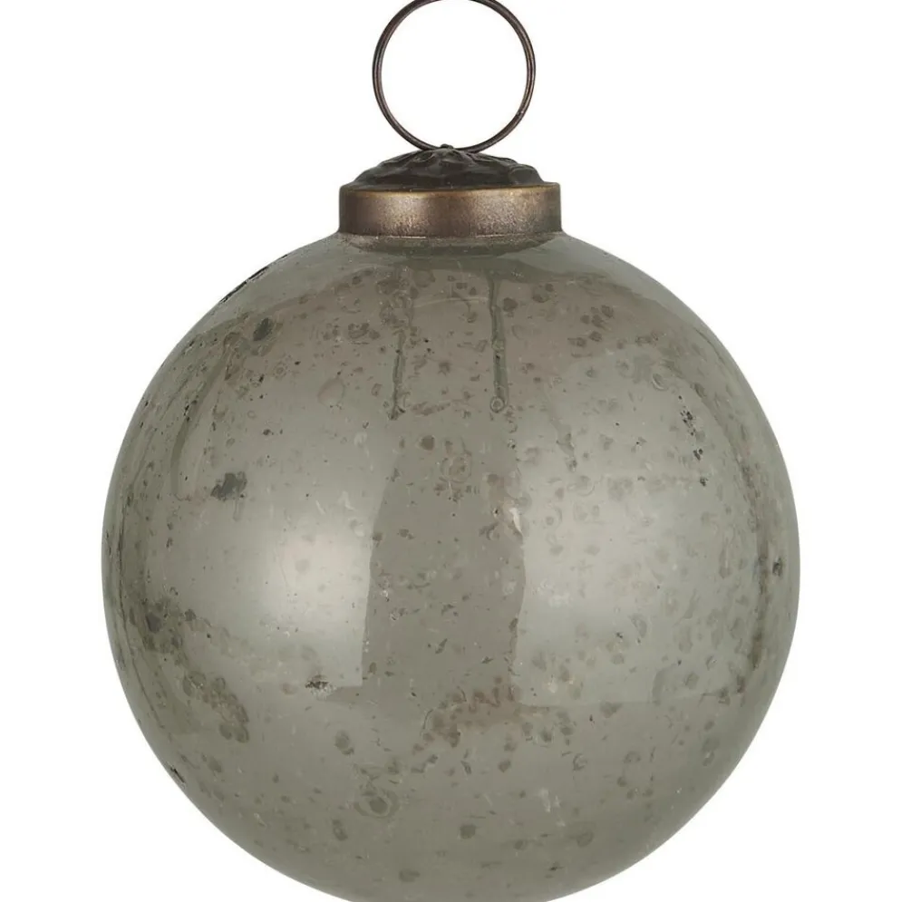 IB Laursen Weihnachtskugel Glas pebbled