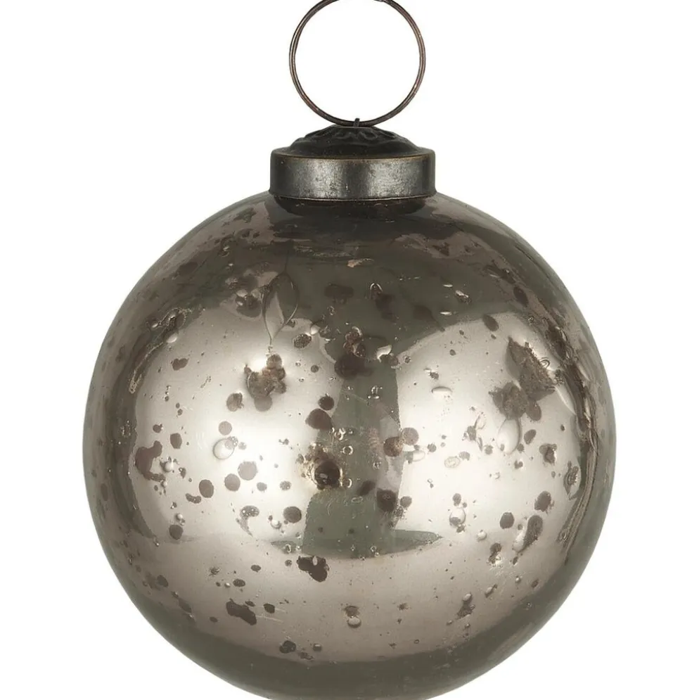 IB Laursen Weihnachtskugel Glas pebbled