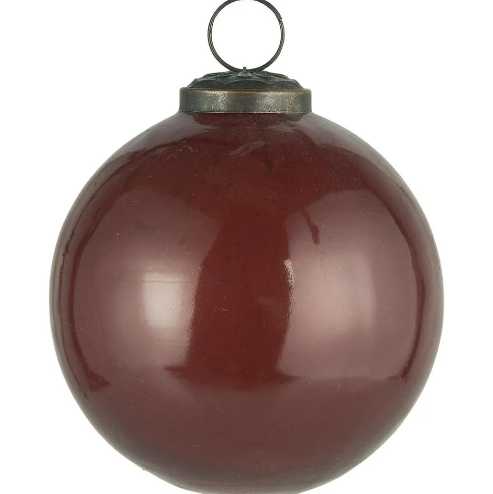 IB Laursen Weihnachtskugel Glas pebbled