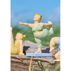 IB Laursen Yoga-Dame - Humorvolle Dekofigur aus Polyresin