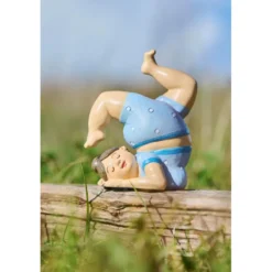 IB Laursen Yoga-Dame - Humorvolle Dekofigur aus Polyresin