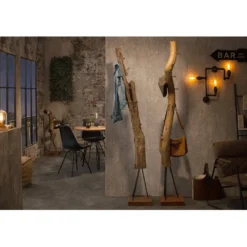 Invicta Interior Bodengarderobe Hemingway 200cm Teakholz