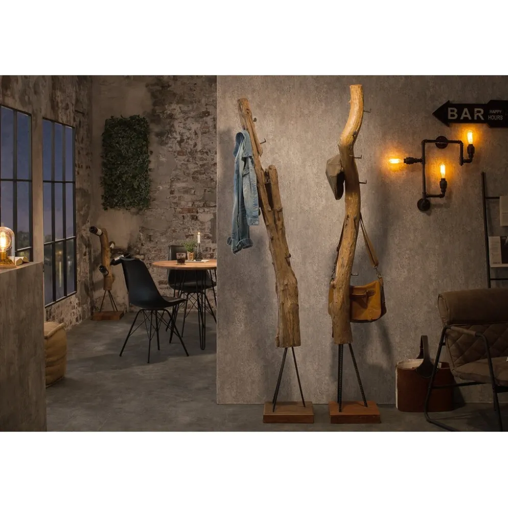 Invicta Interior Bodengarderobe Hemingway 200cm Teakholz