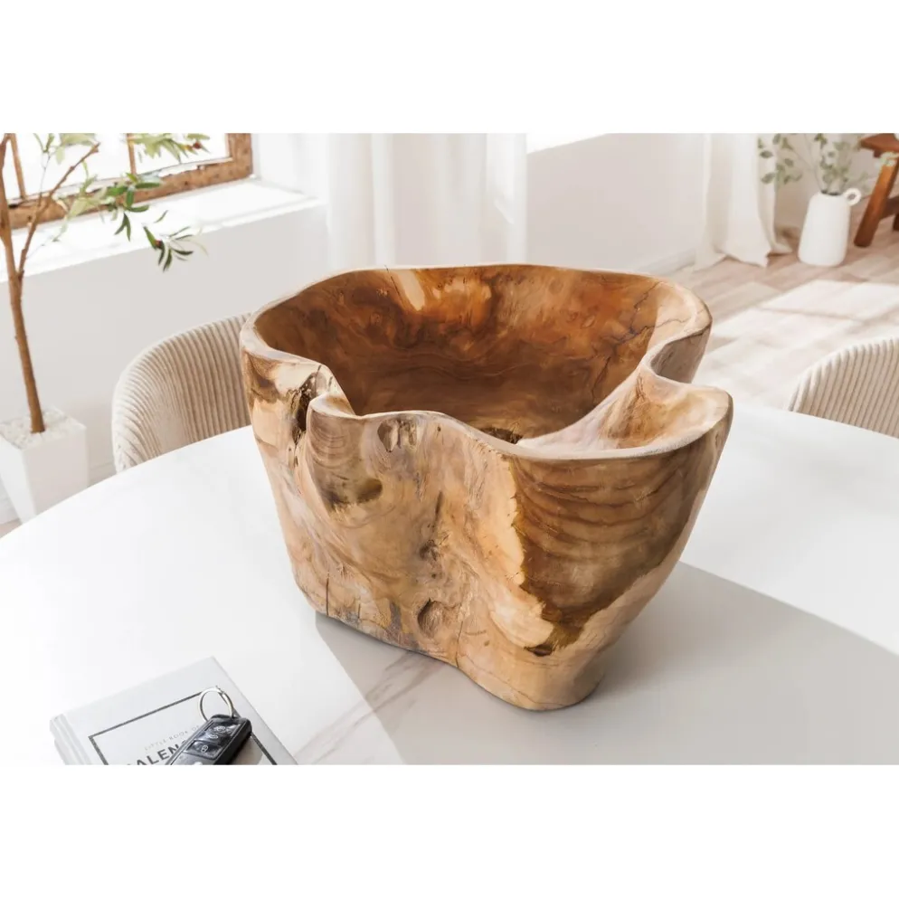 Invicta Interior Dekoschale aus Teakholz Flowers
