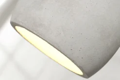 Invicta Interior Hängeleuchte Cement grau 3er