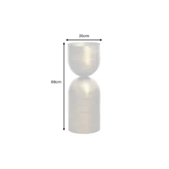 Invicta Interior Invicta SANDGLASS Bodenvase XL Eisen Schwarz