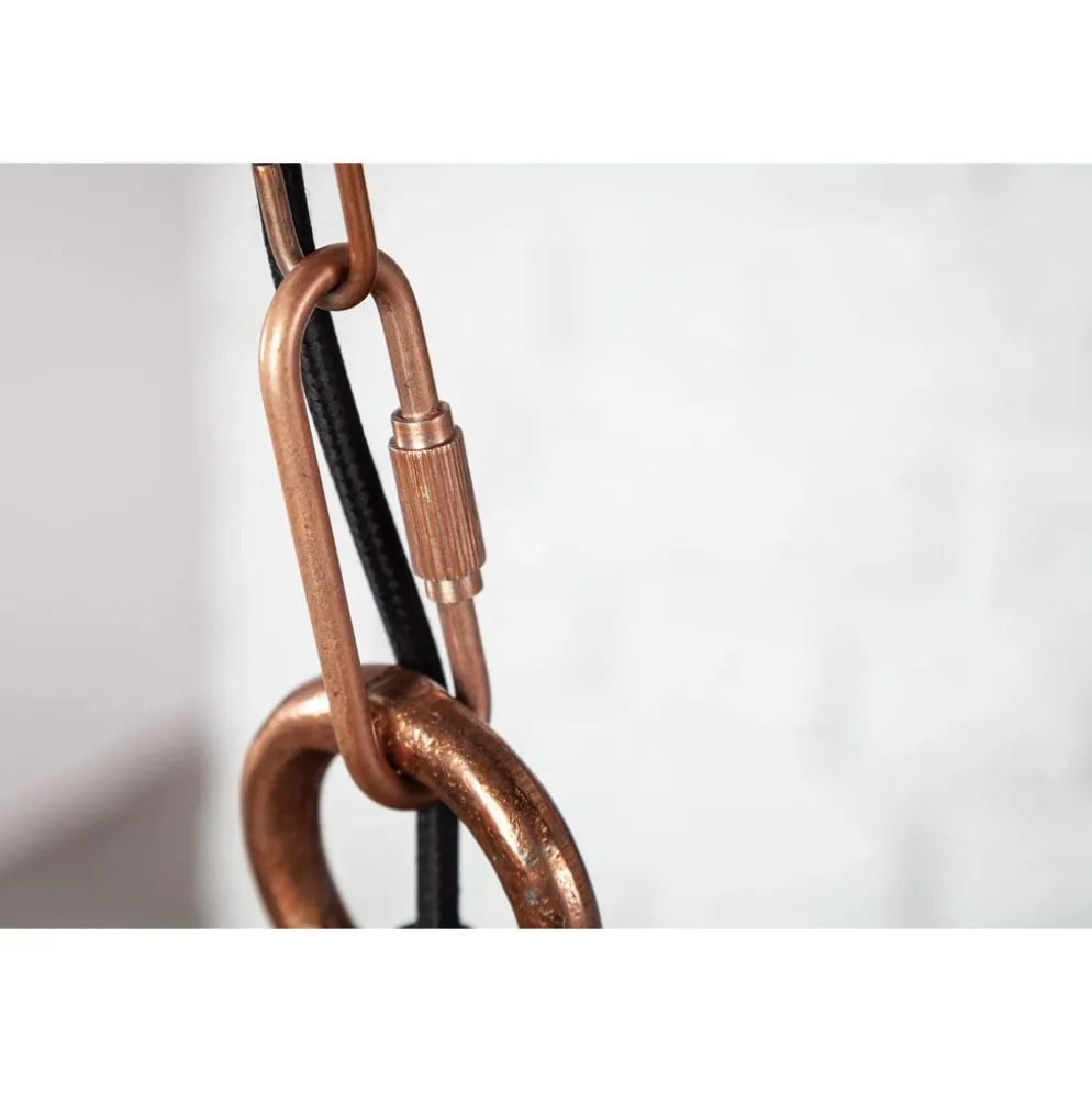 Invicta Interior Pendelleuchte Industrial Kupfer meliert