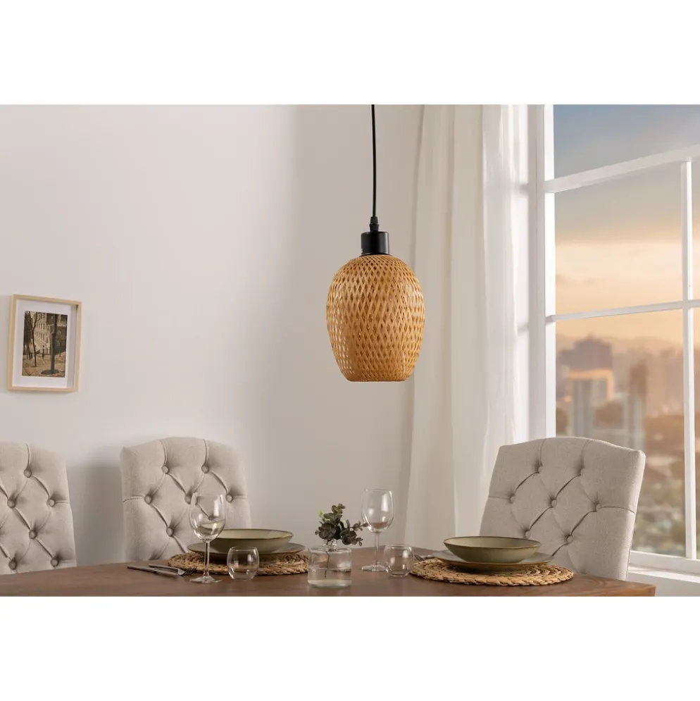 Invicta Interior Pendelleuchte Organic Living 5 Bambus