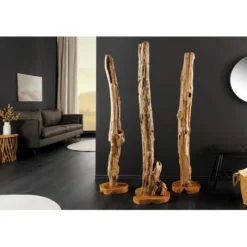 Invicta Interior Skulptur Reef Treibholz Teak
