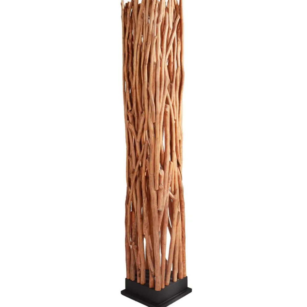 Invicta Interior Stehleuchte Nature Art Longanholz natur