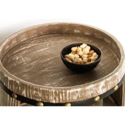 Invicta Interior Weinregal halb BODEGA 100cm für 24 Flaschen Massivholz Tannenholz natur