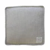 Krasilnikoff Boxkissen Bezug Taupe, medium kariert