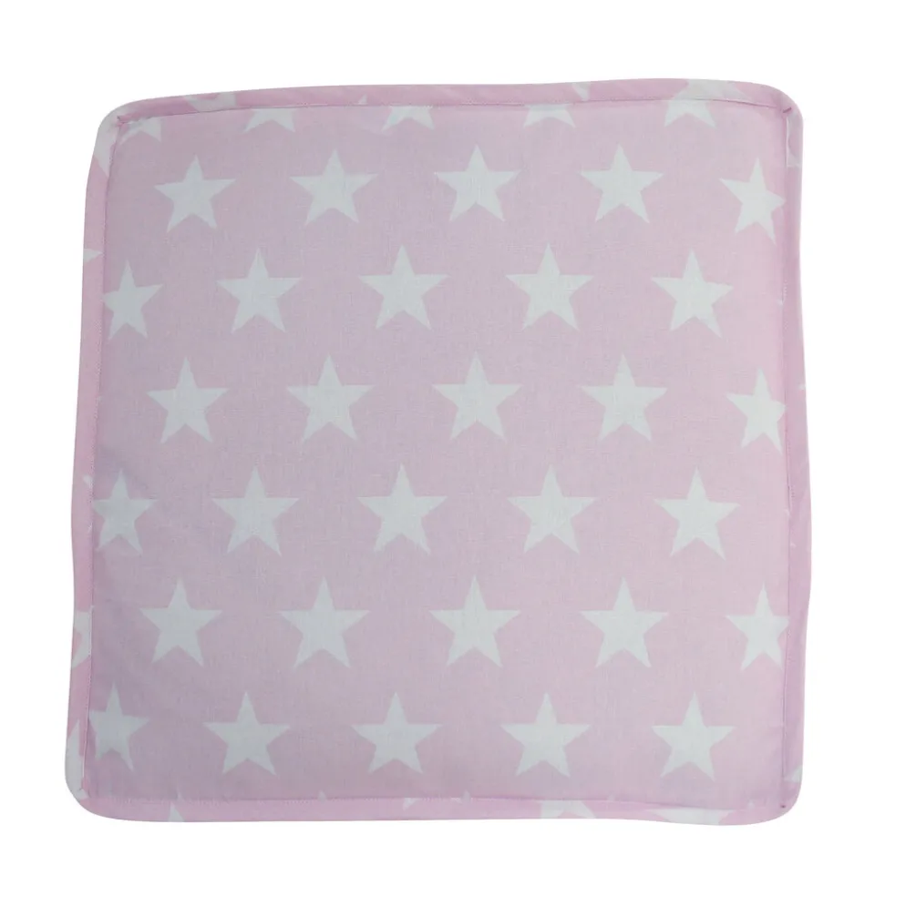 Krasilnikoff Box Sitzkissen Bezug Pink with Stars