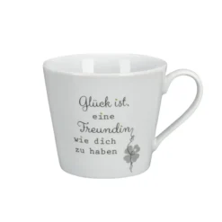 Krasilnikoff Happy Cup, Glück ist eine Freundin wir dich zu haben