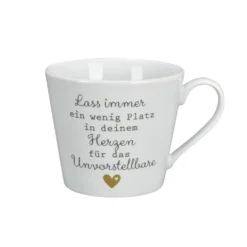 Krasilnikoff Happy Cup, Lass immer ein wenig Platz in deinem Herzen