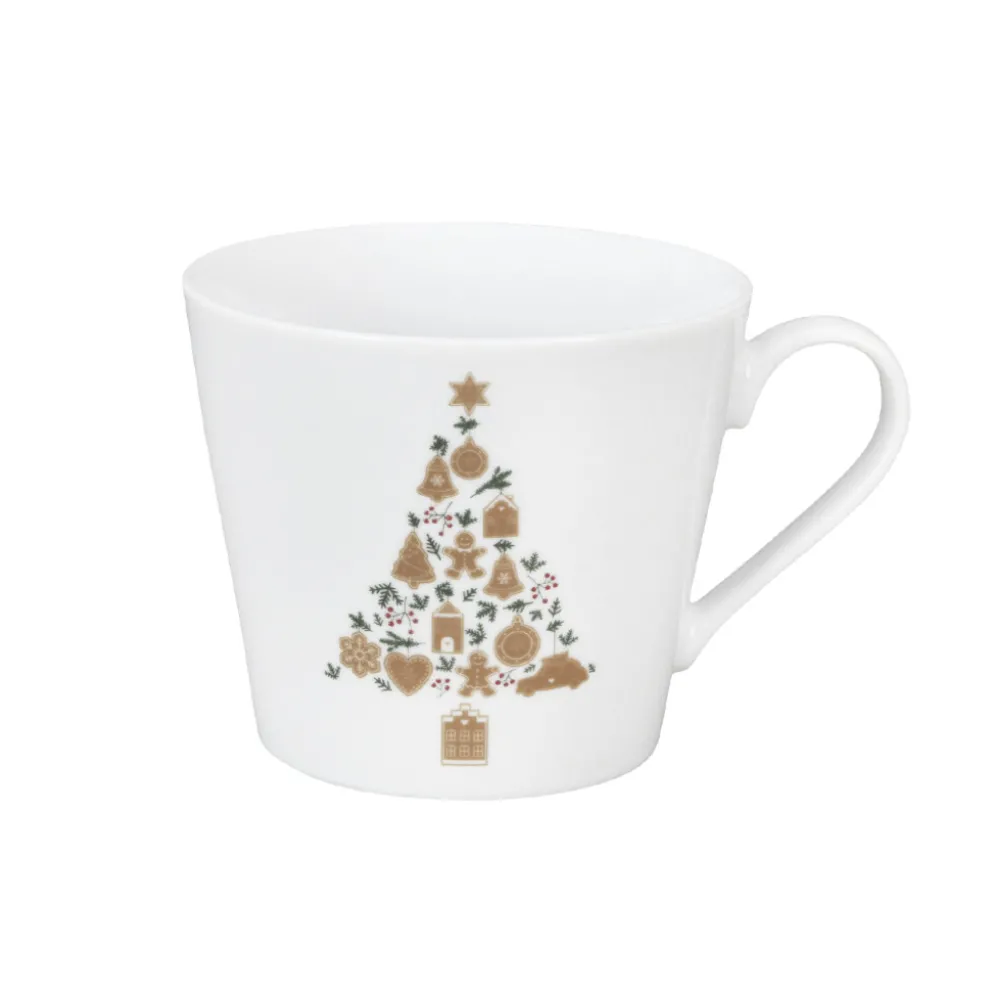 Krasilnikoff Happy Cup Tasse, Christmas Tree Gingerbread