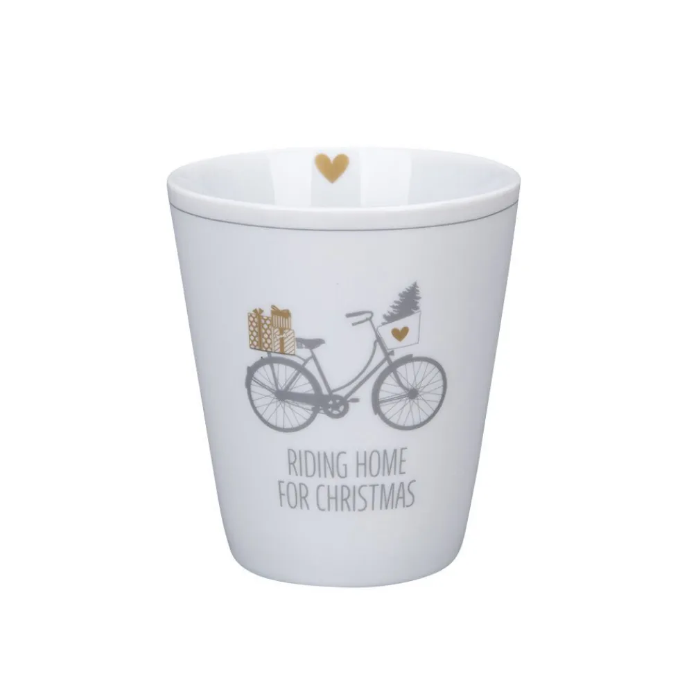 Krasilnikoff Happy Mug Becher Riding Home for Christmas