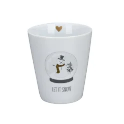 Krasilnikoff Happy Mug Becher Let it snow