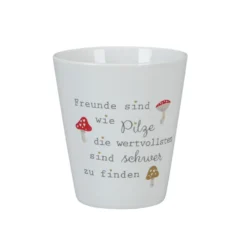Krasilnikoff Happy Mug Becher, Freunde sind wie Pilze