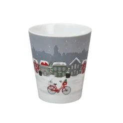 Krasilnikoff Happy Mug Becher, Riding in the city