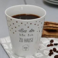 Krasilnikoff Happy Mug, Bei dir ich Zu Hause