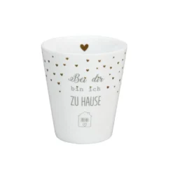 Krasilnikoff Happy Mug, Bei dir ich Zu Hause