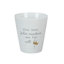 Krasilnikoff Happy Mug Hier kann jeder machen, was ich will