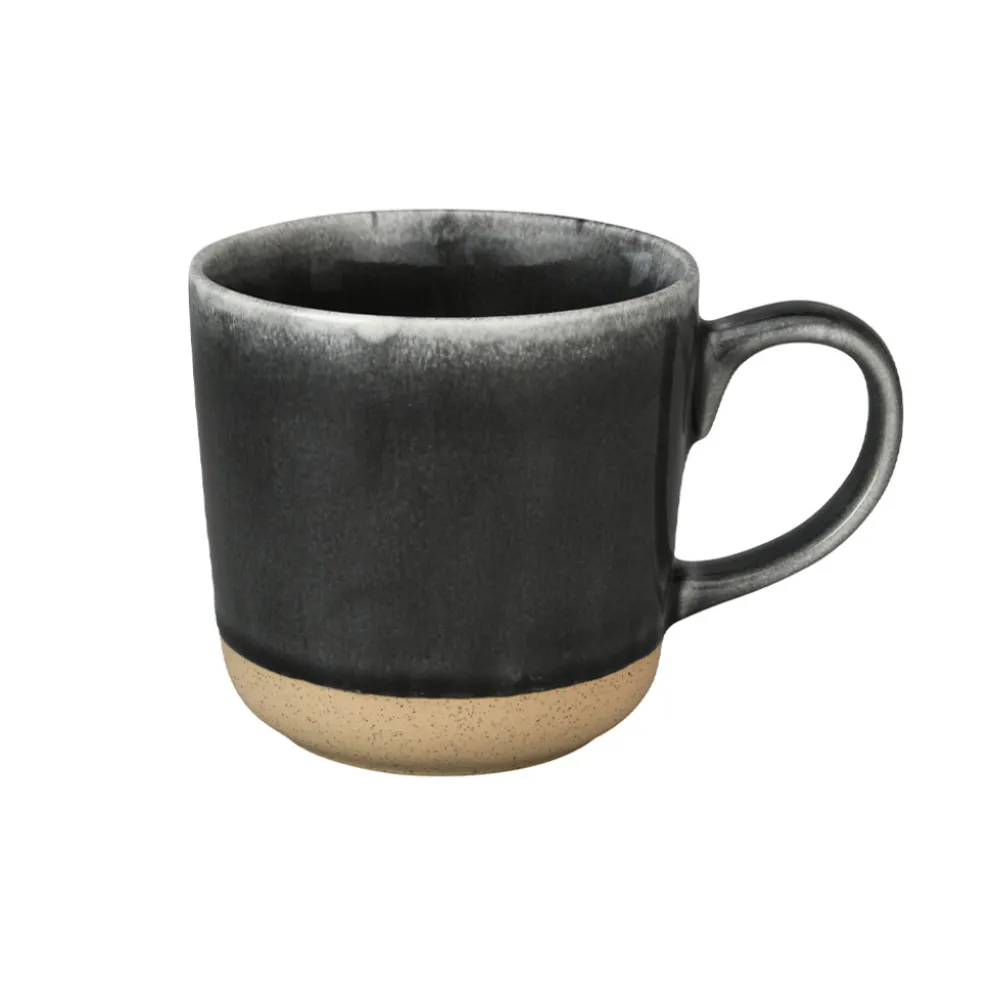 Krasilnikoff Keramik Tasse mit Henkel mit Glasur
