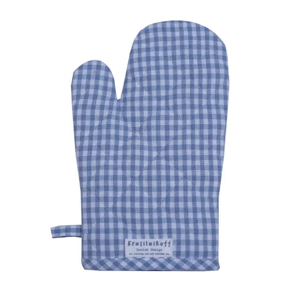Krasilnikoff Ofenhandschuh, Medium Kariert