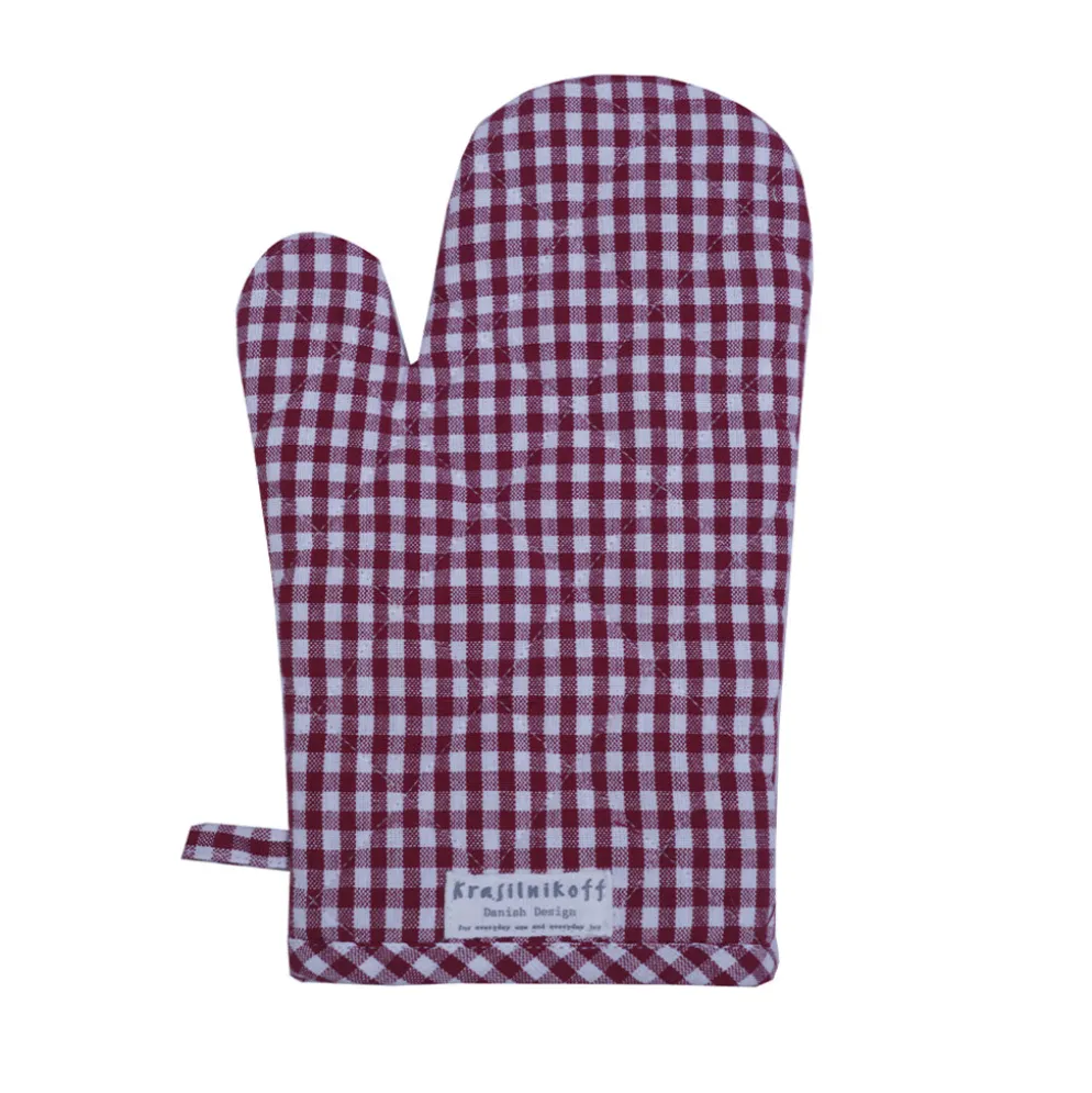 Krasilnikoff Ofenhandschuh, Medium Kariert